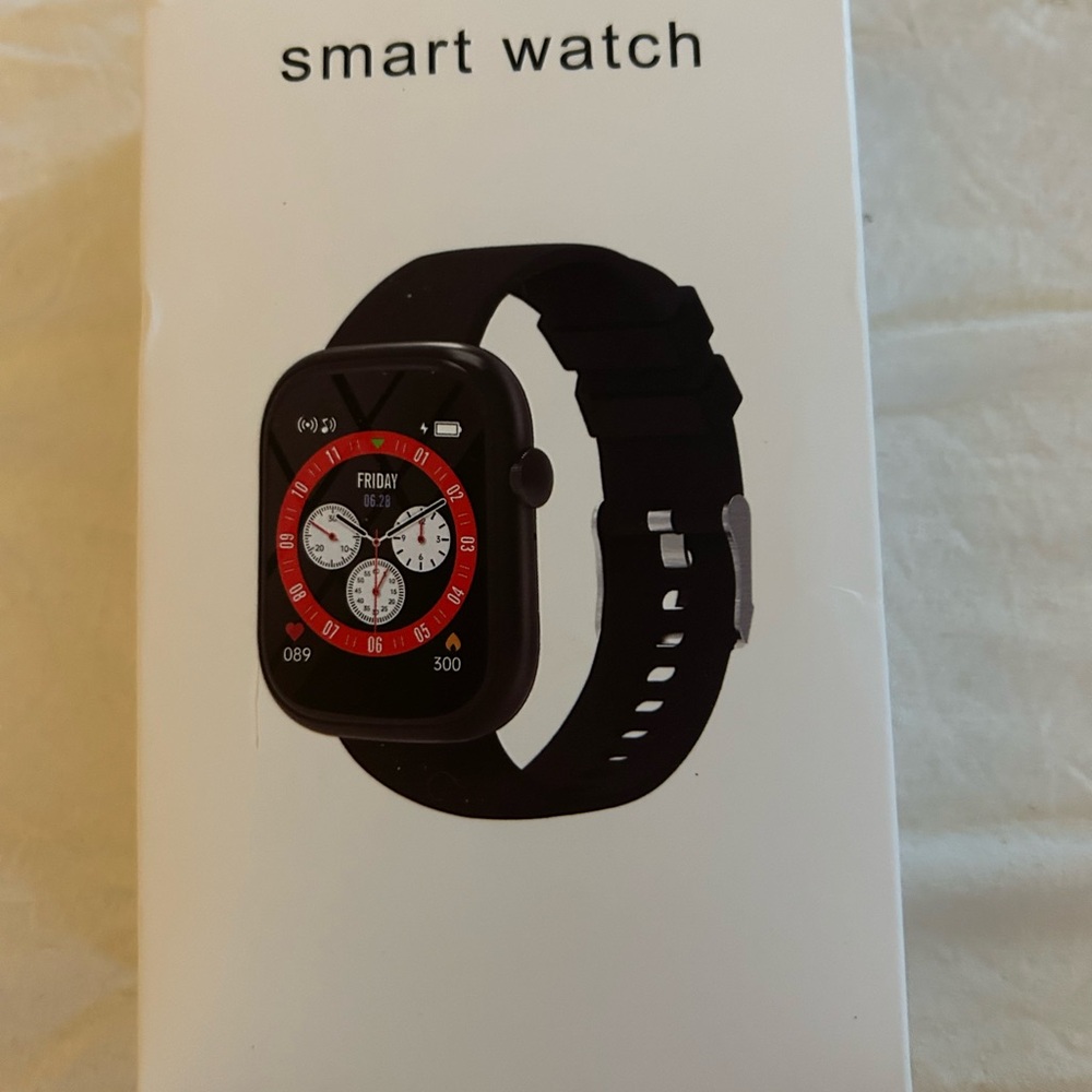 Android Smart Watch with Pink Strap - Picture 2 of 3